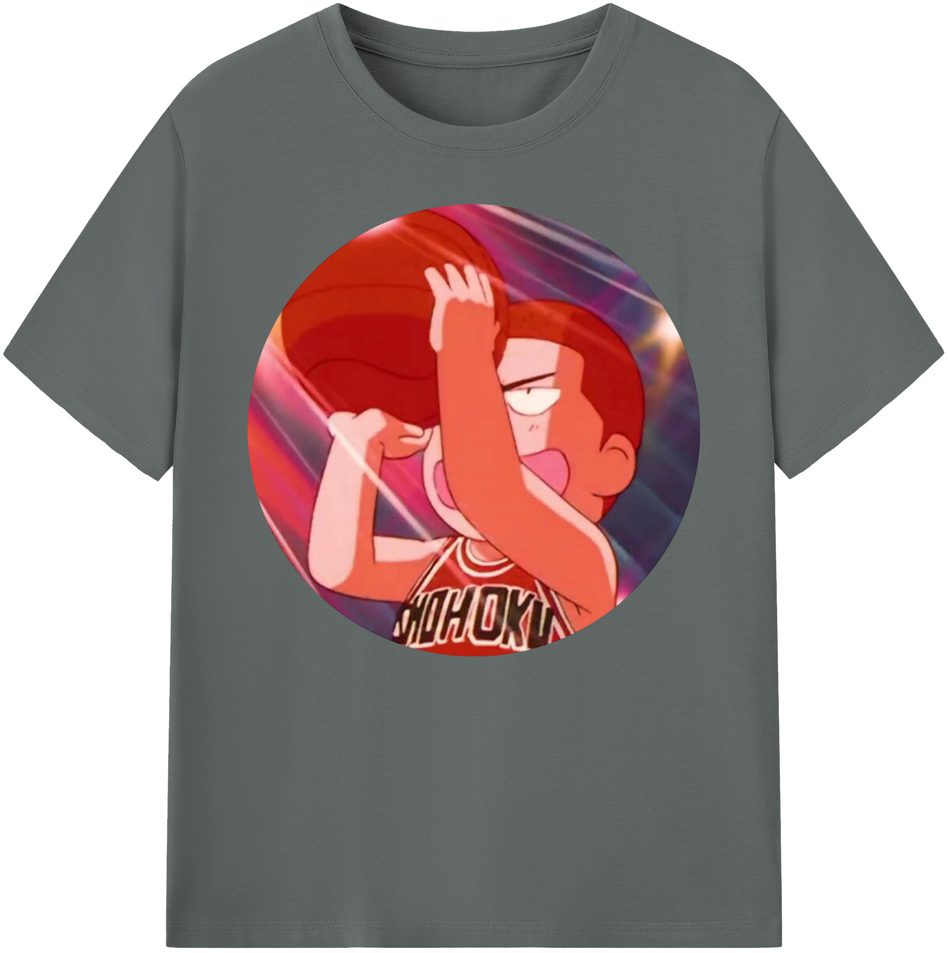（画像用） SLAM DUNK／スラムダンク 綿100％ メンズ半袖Tシャツ｜肌触りやわらか＆通気性